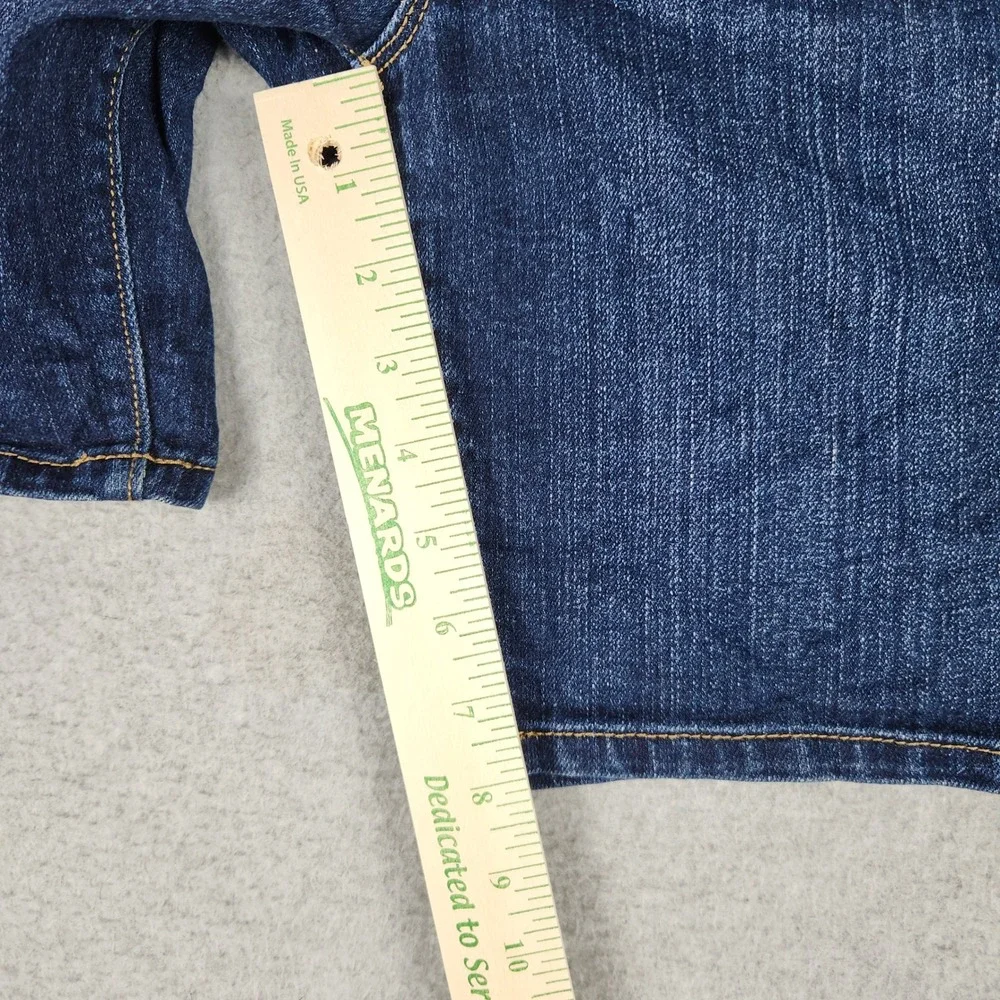 Old Navy Denim Shorts Girls 14 Blue Cotton Stretch Dark Wash 5-Pocket Casual
